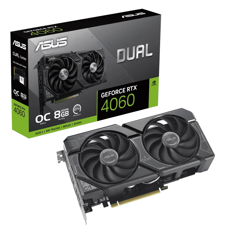 کارت گرافیک ایسوس مدل Dual GeForce RTX™ 4060 OC Edition  کارت گرافیک ایسوس مدل Dual GeForce RTX™ 4060 OC Edition